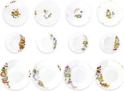 Image de Service de table 12pcs. porcelaine des quatre saisons