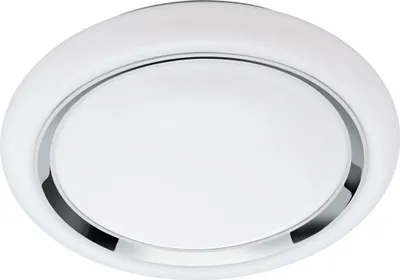 Produktbild von EGLO connect LED Deckenleuchte Capasso-C, Smart Home Deckenlampe, Wandlampe mit Chromring, Ø 34 cm, dimmbar, Weißtöne und Farben einstellbar