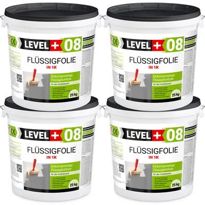 Produktbild von Dichtfolie Flüssigfolie 100Kg Bad Dusche Küche Innen Abdichtung Wasserdicht LEVEL+ RM08