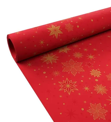 Produktbild von 6x Duni Dunicel®-Tischdeckenrolle 1,18 x 10 m Stargazing Red