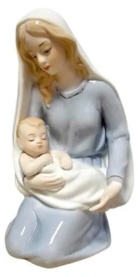 Zdjęcie produktu dla Figurka Matka Boża z dzieciątkiem 19cm - Art Sacrum