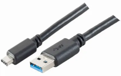 Image de Câble USB 3.1 C mâle - 3.0 A mâle 1m