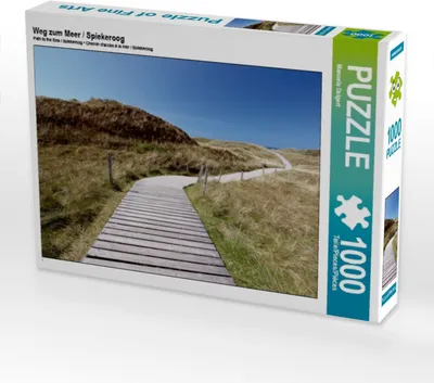 Produktbild von Calvendo Weg zum Meer / Spiekeroog 1000 Teile Puzzle quer 640x480mm, Deigert Manuela; 7300031