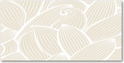 Produktbild von Tulup Glas-Bild -140x70- Wandkunst Dekorative Wand für Küche & Wohnzimmer - Blumen & Pflanzen - Blätter Muster - Beige