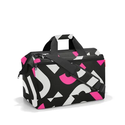 Produktbild von reisenthel allrounder L pocket, Reisetasche, Sporttasche, Schultertasche, Doktortasche, Tasche, Polyestergewebe, Signature Pink, 32 L, MK3069