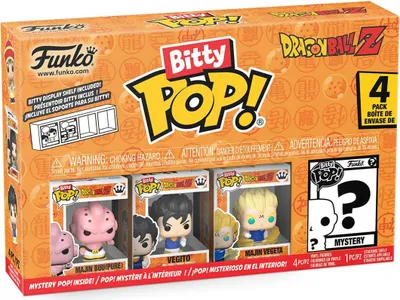 Produktbild von Funko Bitty Pop! Dragon Ball - Majin Buu, Vegito, Majin Vegeta