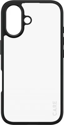 Zdjęcie produktu dla PanzerGlass CARE™ by ® Urban Combat Case Transparent w. Black Frame iPhone 16, Pokrowiec, Apple, Apple - iPhone 16, Przezroczysty