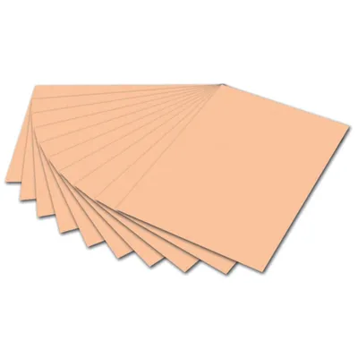 Image de 100x Folia 6442 Papier d'argile - A4, apricose