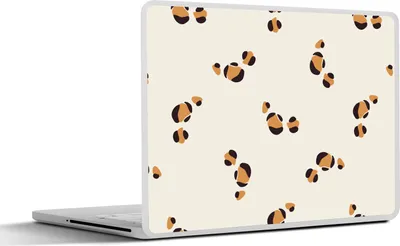Produktbild von MuchoWow® Laptop Aufkleber Sticker Cover Panther - Pastell - Tiere - Muster 30x21 cm - Sticker für Laptop - Selbstklebend