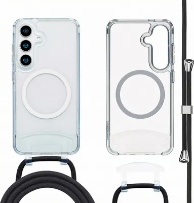 Immagine prodotto di Custodia imoshion MagSafe con cinturino rimovibile Samsung Galaxy S25 / S24 - Trasparente