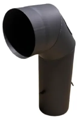Image de DURATHERM DTEPD 150/90° – Coude de poêle avec clapet, Victoria-05