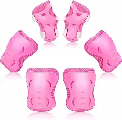 Produktbild von Famanu Kniebeschützer - Schützende Accessoires für Inline-Skater; Set aus 6 Schützern für Kinder