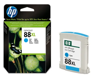 Produktbild von HP 88XL, Hohe (XL-) Ausbeute, Cyan, Tinte auf Pigmentbasis, 17,1 ml, 1 Stück(e), 1700 Seiten