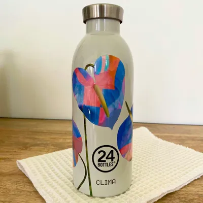 Image de Gourde CLIMA isotherme 500ml - Flowers | 24 Bottles