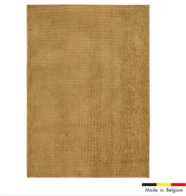 Image de Louis De Poortere Teppich 140 cm x 200 cm 9248 Trammel Roman Gold