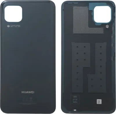 Image de Couvercle de batterie Huawei, noir / Midnight Black, pour P40 Lite 02353MVD, pièce de rechange neuve