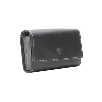 Produktbild von Esquire echt Leder Kreditkartenetui mit RFID Schutz Platz für 12 Karten schwarz