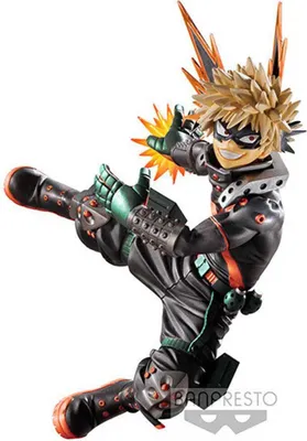 A dynamic action shot of a fictional character figurine.