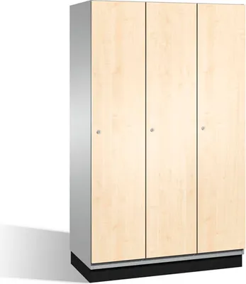 Produktbild von CP Spind Cambio birke/grau 3 Schließfächer