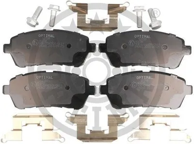 Produktbild von OPTIMAL Bremsbeläge Satz Vorne Bremsklötze für FORD Fiesta Mk6 Schrägheck (JA8, JR8) BP-12709