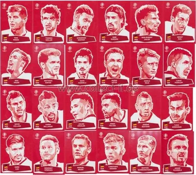 Produktbild von EM2016 - Sondersticker CocaCola - Komplettsatz