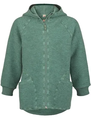 Imagen del producto de Engel Natur, chaqueta para bebé con cremallera, 100% lana (de agricultura ecológica), color jade melocotón