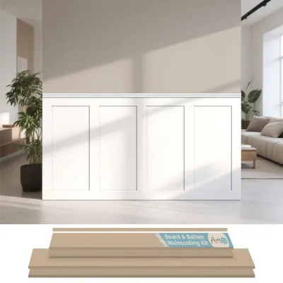 Obrázek produktu pro Sada MDF panelů na stěnu, ideální pro dekorativní stěny, rozměry 210 x 113 cm