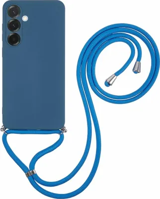 Produktbild von Samsung Galaxy A17 Hülle - Coverup Colour TPU Back Cover mit Handykette - Metallic Blue