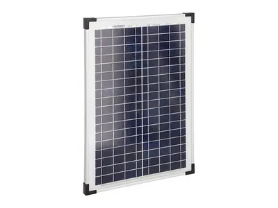 Produktbild von Kerbl Solarmodul 25?W, 37,5×56?cm, inkl. Halterung, Weidezaun, 100?cm Kabel