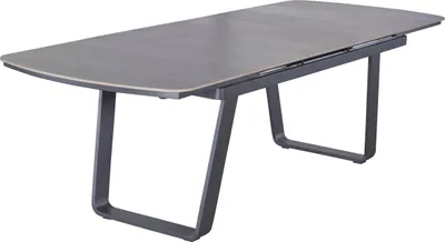 Produktbild von Gartentisch Ohio Ausziehtisch mit Synchronauszug 200/260x100x76cm Kermaik Grau