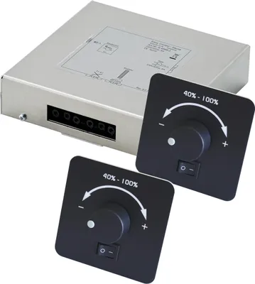Produktbild von Infraworld Easy Control 2 Sauna Infrarotsteuerung mit 2 Regler für Infrarotstrahler schwarz