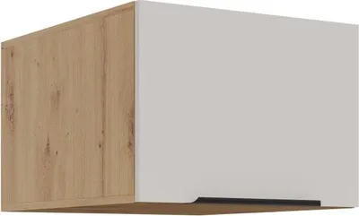 Immagine prodotto di Pensile con ante battenti NICOLLA - larghezza 50 cm, rovere cashmere / artigianale