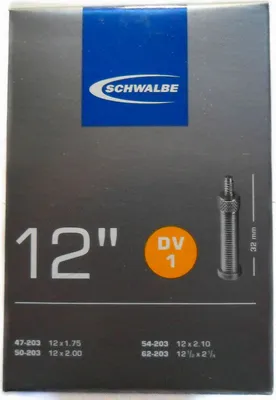 Produktbild von Schwalbe Fahrrad-Schlauch DV1 12'' 47/62-203 DV32mm