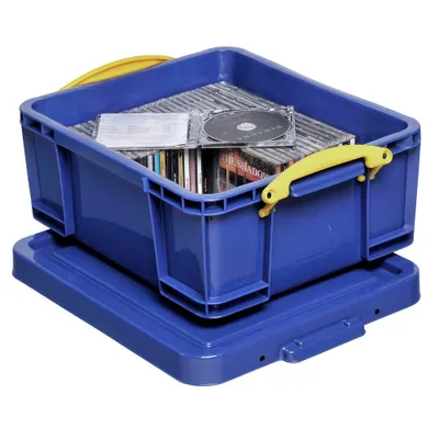 Produktbild von Really Useful Box Aufbewahrungsbox 18,0 l blau 48,0 x 39,0 x 20,0 cm