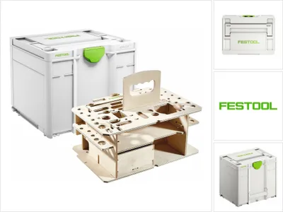 Produktbild von Walizka narzędziowa Festool Systainer SYS3 HWZ M 337 Box z drewnianą wkładką ( 205518 ) Następca 497658