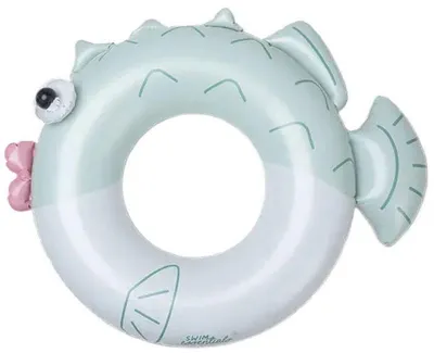 Produktbild von Swim Essentials Schwimmring 95 cm Puck Pufferfish | Schwimmreifen Reifen Ring Schwimmhilfe