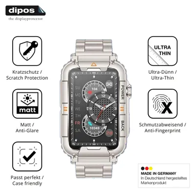Produktbild von 6x Schutzfolie für Doomixs KR88 matt Displayschutzfolie Folie Display Schutz dipos