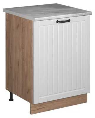 Immagine prodotto di Mobile lavello cucina Vicco Fame-Line Bianco rustico/Rovere dorato 60 cm, Model 63406