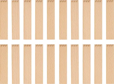 Immagine prodotto di Stoppini in legno con incisione - foglie 100 x 20 x 1 mm, 20 pezzi