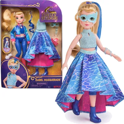 Image de Unicorn Academy - Doll Deluxe Isabel Masked Ball - 24 cm