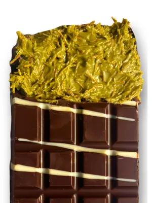 Produktbild von Dubai Chocolate XXL z pistacjami, 220 g, ciemna czekolada, czekolada z Dubaju