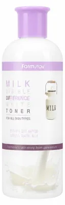 Zdjęcie produktu dla Farmstay Milk Visible Difference Tonik nawilżający, 350 ml