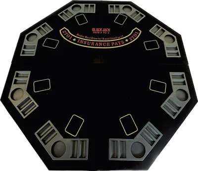 Produktbild von Pegasi Pokertop Basic 120cm - Pokertisch-Auflage - Faltbare Pokerauflage - Poker Zubehör - Pokermatte - Hochwertiger Filz - Zusammenklappbar - Texas Hold'em Poker Top - Inkl. Tragetasche