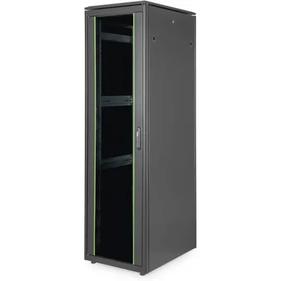 Produktbild von Netzwerkschrank Unique Serie - 600x800 mm (BxT) (schwarz, 42 Höheneinheiten)