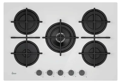Immagine prodotto di Hoover H-HOB 300 GAS HVG74C3W Bianco Da incasso 75 cm 5 Fornello(i)