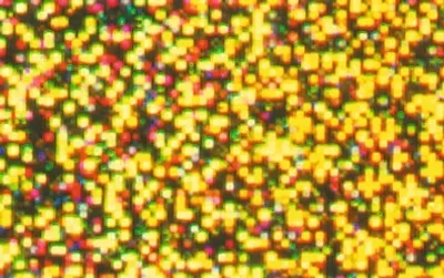 Produktbild von Hologrammfolie citronengelb 35x50cm