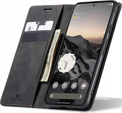 Image de SPACECASE Etui portefeuille pour Google Pixel 9A Noir