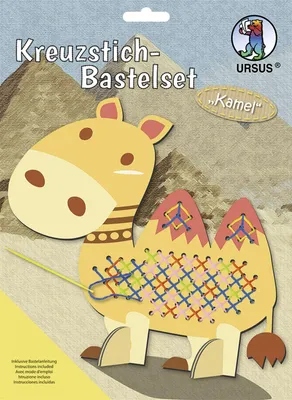 Productafbeelding van URSUS Kruisstik-knutselset: Kameel