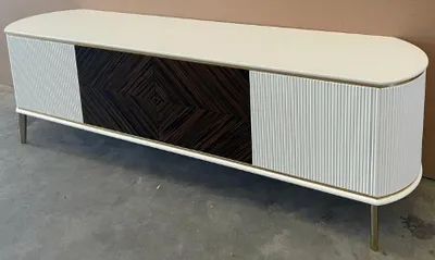 Produktbild von tv Lowboard Luxus Wohnwand Wohnzimmer rtv Ständer Holz Fernseher Ständer