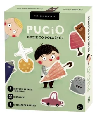 Zdjęcie produktu dla Pucio. Gdzie to położyć? gra Nasza Księgarnia